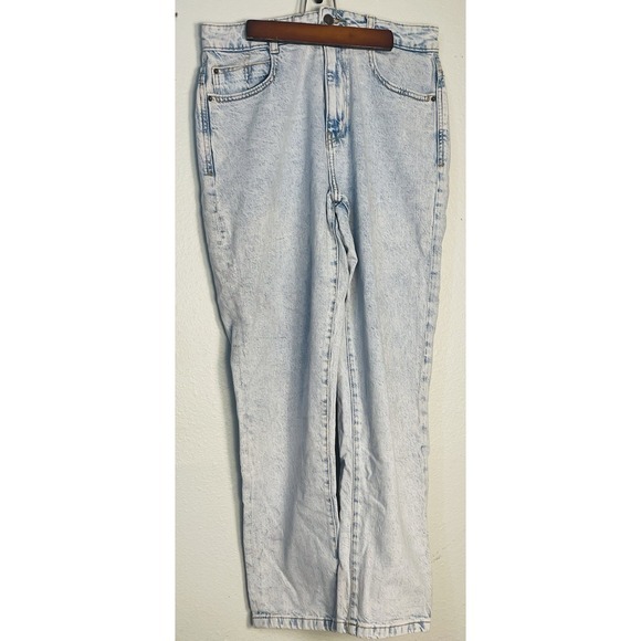 Zara Denim - Zara Womens‎ White Color Wash Size 8 Boyfriend Jeans Cotton Spandex Read